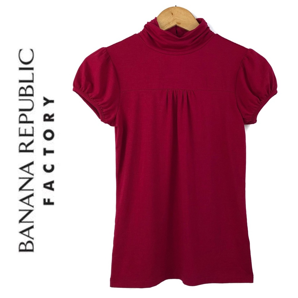 BANANA REPUBLIC FACTORY | Pink High Neck Top